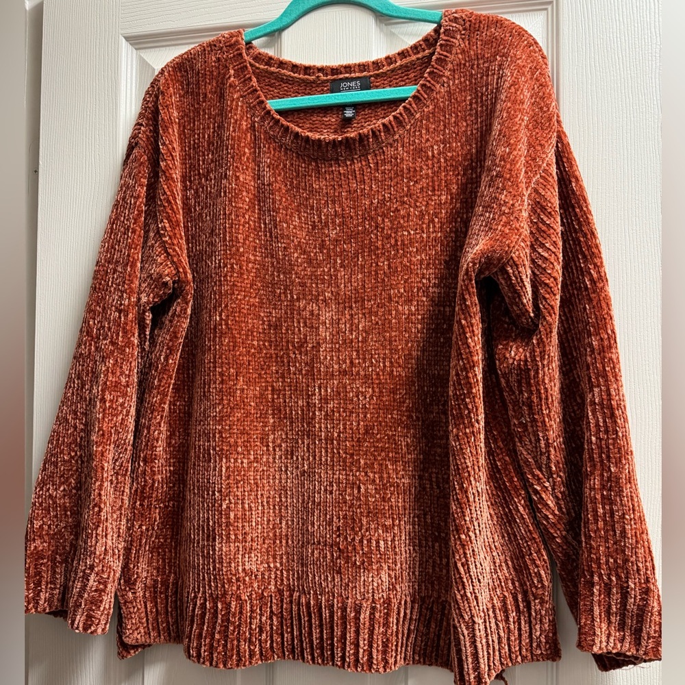 Women's Crew Neck Sweater in Amber by Jones New York